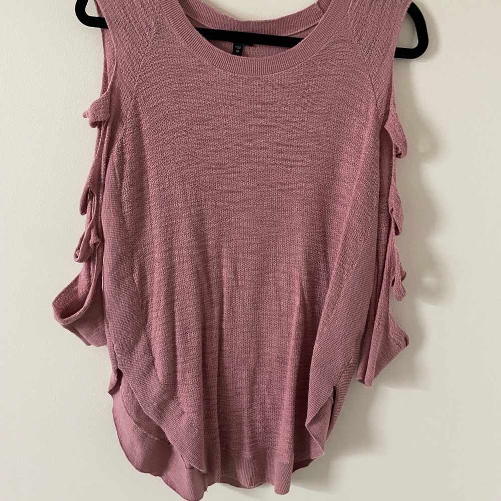 Pink Express Top (cut out sleeves)